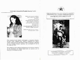 Proyecto video biblioteca Jacqueline Drouilly