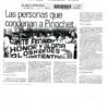 Las personas que condenan a Pinochet