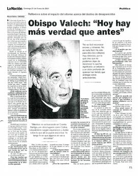 Obispo Valech: "Hoy hay más verdad que antes"