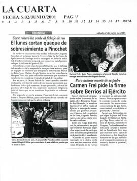 El lunes cortan queque de sobreseimiento a Pinochet