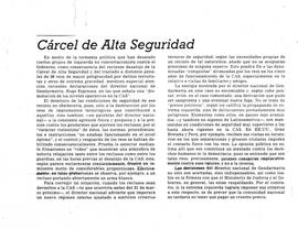 Cárcel de Alta Seguridad