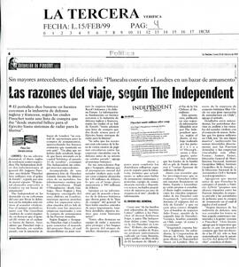 Las razones del viaje, según The Independent