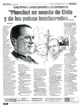 "Pinochet es asunto de Chile y de los países involucrados…"
