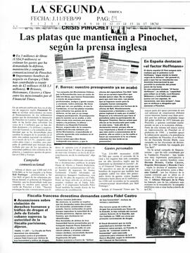 Las platas que mantienen a Pinochet, según la prensa inglesa