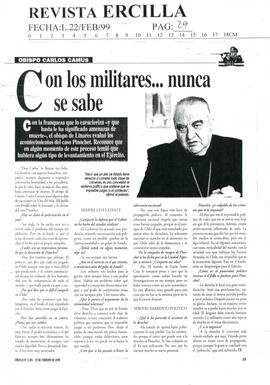 Con los militares… nunca se sabe