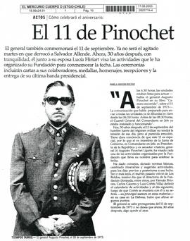 El 11 de Pinochet