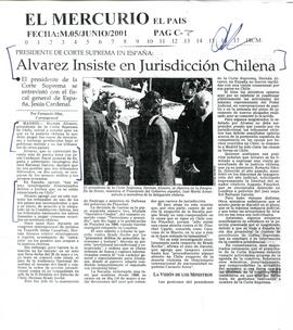 Álvarez Insiste en Jurisdicción Chilena