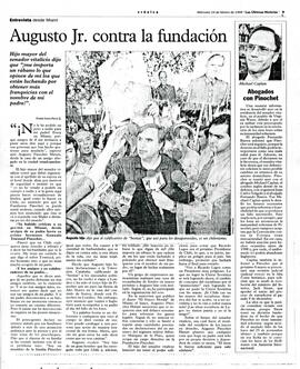 Augusto Jr: contra la fundación