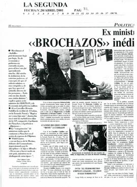 Ex ministro Kelly da <<Brochazos>> inéditos de la historia reciente