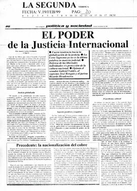 El poder de la Justicia Internacional