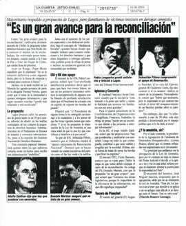 Mayoritario respaldo a propuesta de Lagos, pero familiares de víctimas insisten en derogar amnist...