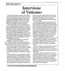 Interviene el Vaticano