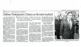 Definen participación chilena en revisión judicial