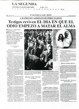 Testigos reviven el día en que el odio empezó a matar el alma