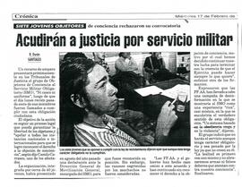 Acudirán a justicia por servicio militar