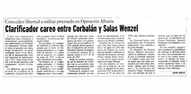 Clarificador careo entre Corbalán y Salas Wenzel