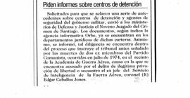 Piden Informes sobre centros de detención