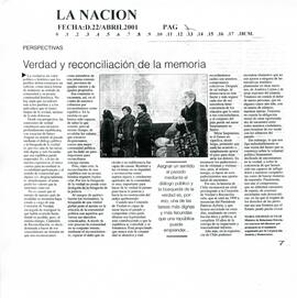 Verdad y reconciliación de la memoria