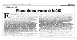 El caso de los presos de la CAS