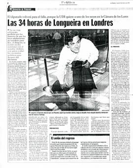 Las 34 horas de Longueira en Londres