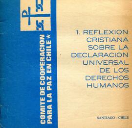 Reflexión cristiana sobre la declaración universal de los Derechos Humanos