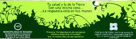 Tu salud y la de la Tierra Son una misma cosa… …La respuesta está en tus manos.