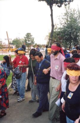 Vía Crucis en Villa Grimaldi