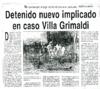 Detenido nuevo implicado en caso Villa Grimaldi
