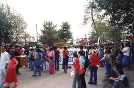 Vía Crucis en Villa Grimaldi