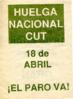 Huelga Nacional CUT