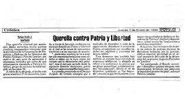 Querella contra Patria y Libertad