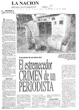 El estremecedor crimen de un periodista