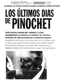 Los últimos días de Pinochet