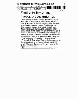 Familia Huber valora nuevos procesamientos.