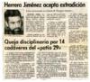 Herrera Jiménez acepta extradición