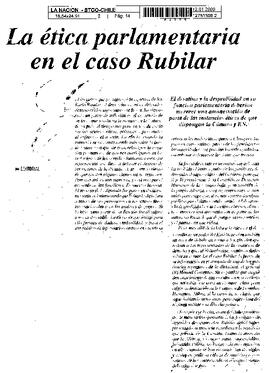 La ética parlamentaria en el caso Rubilar.