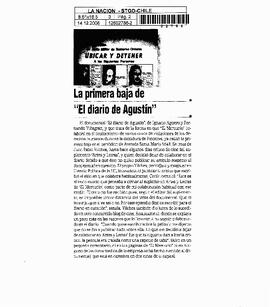 La primera baja de "El diario de Agustín".