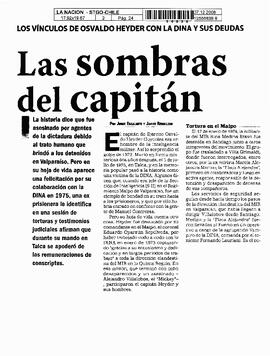Las sombras del capitán.