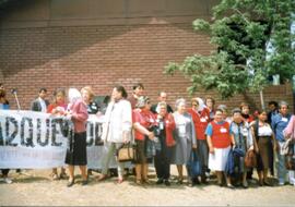 Mujeres manifestantes