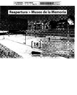 Reapertura Museo de la Memoria