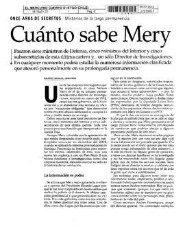 Cuánto sabe Mery