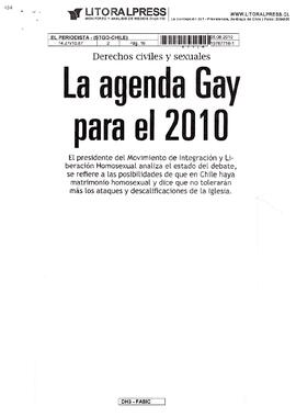 La agenda gay para el 2010