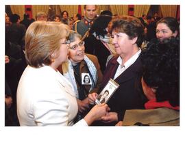 Visita de la presidenta Michelle Bachelet a Villa Grimaldi