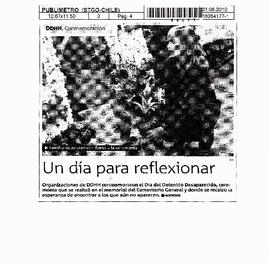 Un día para reflexionar.