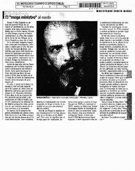 El "mega ministro" al ruedo.