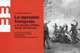 II Coloquio Internacional. La represión franquista y la revisión jurídica de las dictaduras.