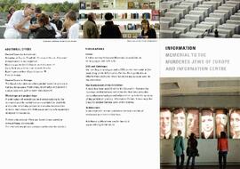 Information. Memorial to the murdered jews of europe and information centre
