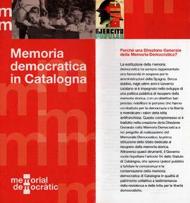 Memoria democrática in Catalogna