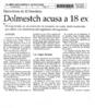 Dolmestch acusa a 18 ex