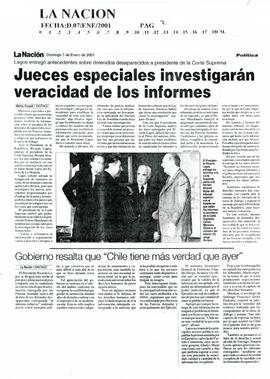 Jueces especiales investigarán veracidad de los informes